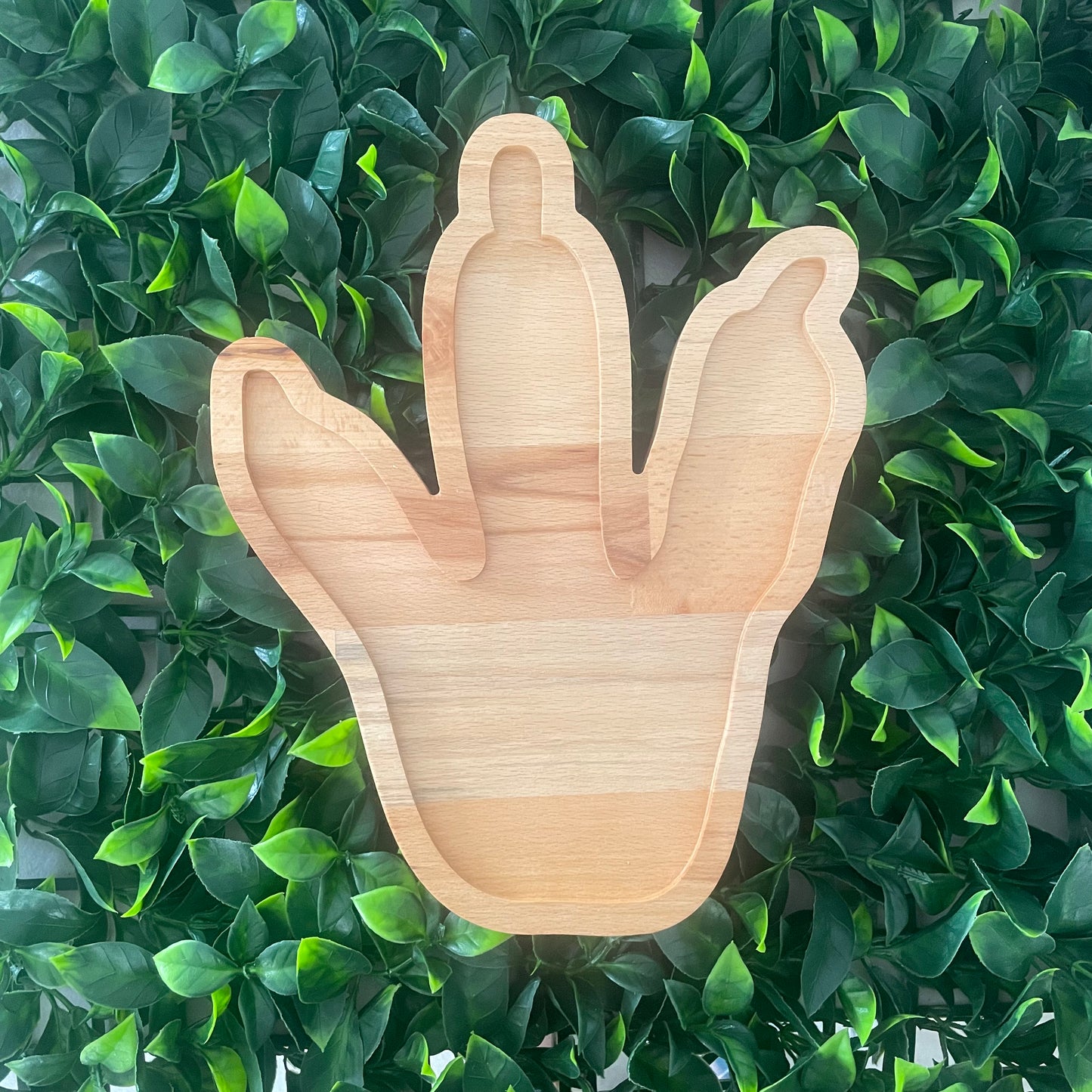 Wooden Sensory Tray - Dinosaur Footprint