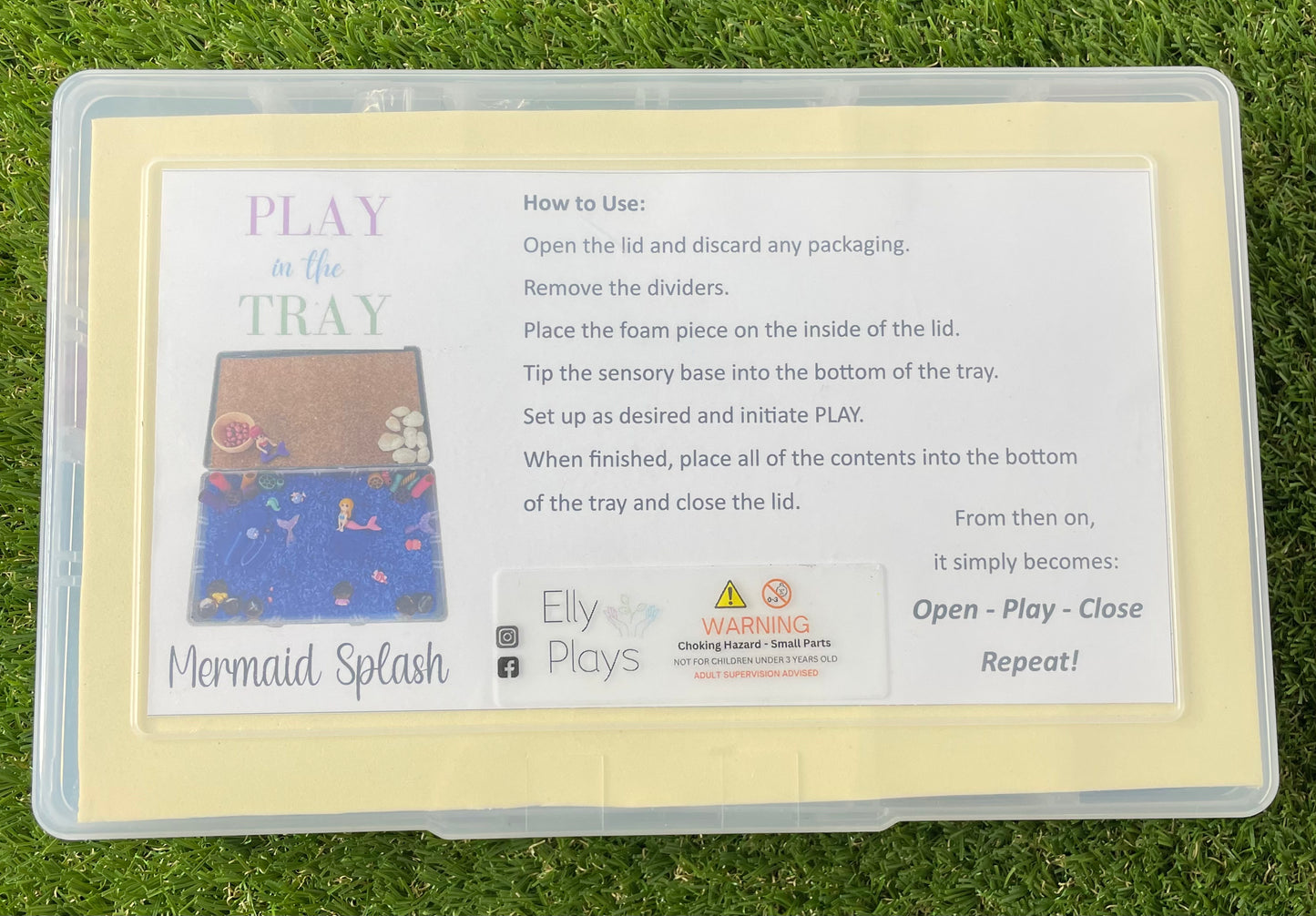 Play in the Tray - Mermaid Splash